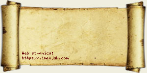 Daniel Bebić vizit kartica